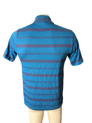 Vintage 80's turquoise men's polo shirt M Munsingwear