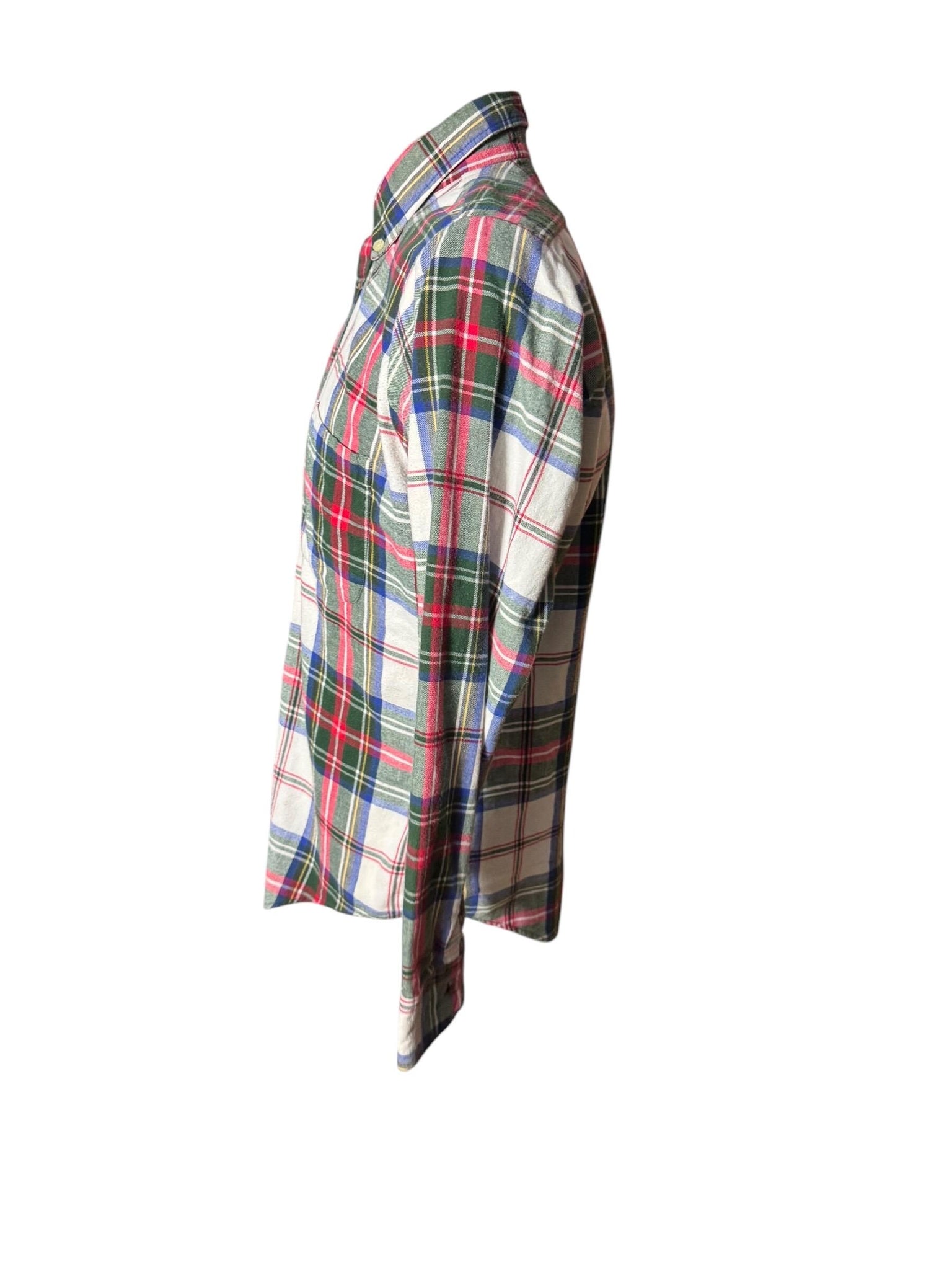Vintage Gilhes red plaid flannel shirt M