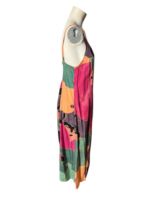 Vintage 80's sun dress M L Tropical Tantrum