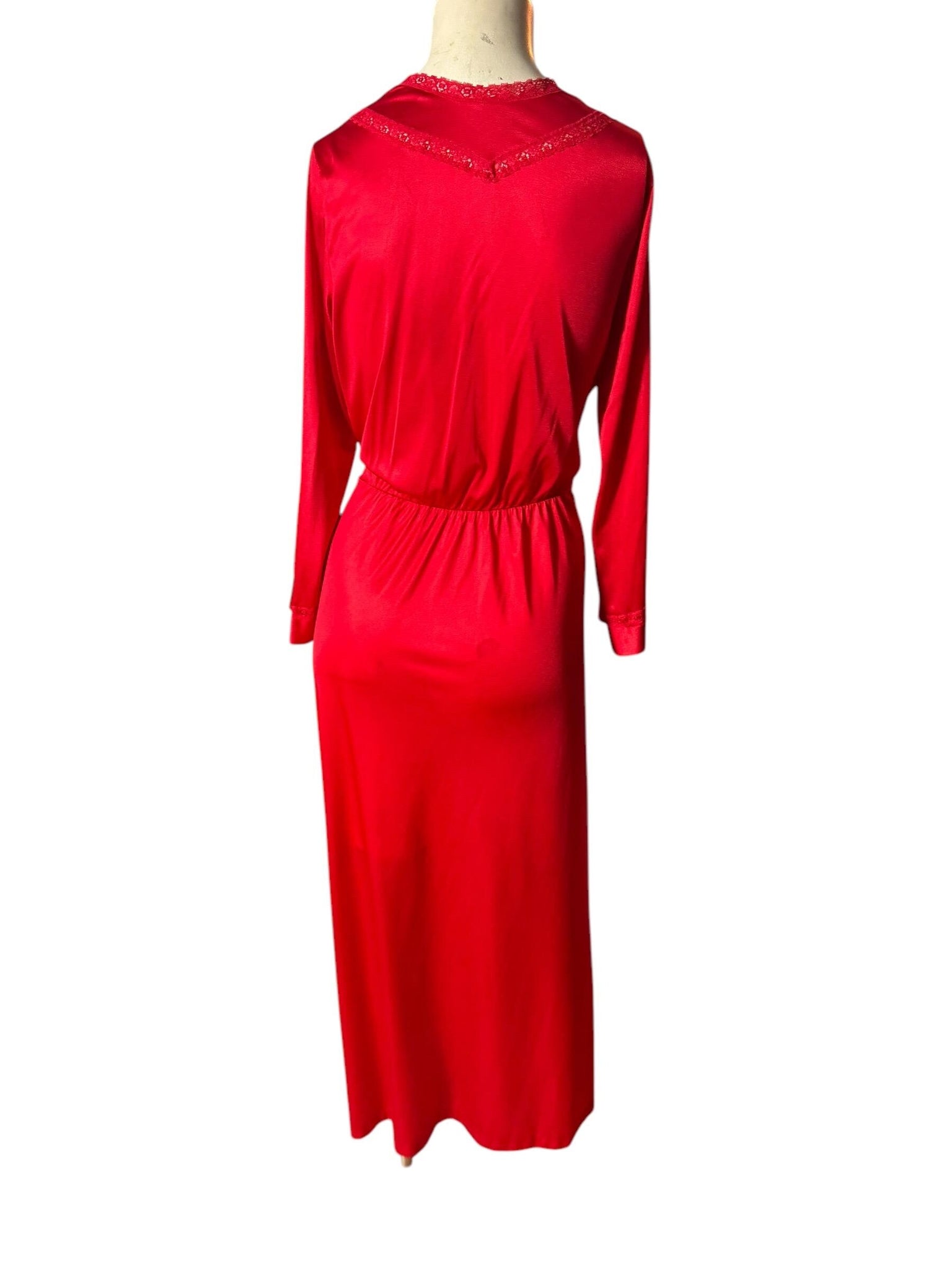 Vintage 70's red robe Dixie Belle M 36