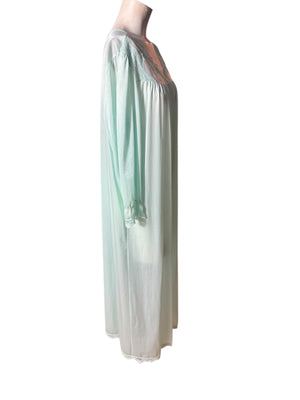 Vintage blue Sears 80's nightgown L