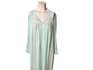 Vintage blue Sears 80's nightgown L
