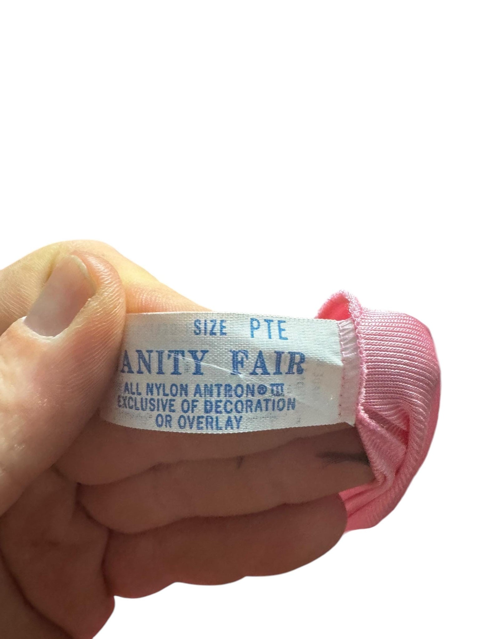 Vintage pink Vanity Fair nightgown PTE