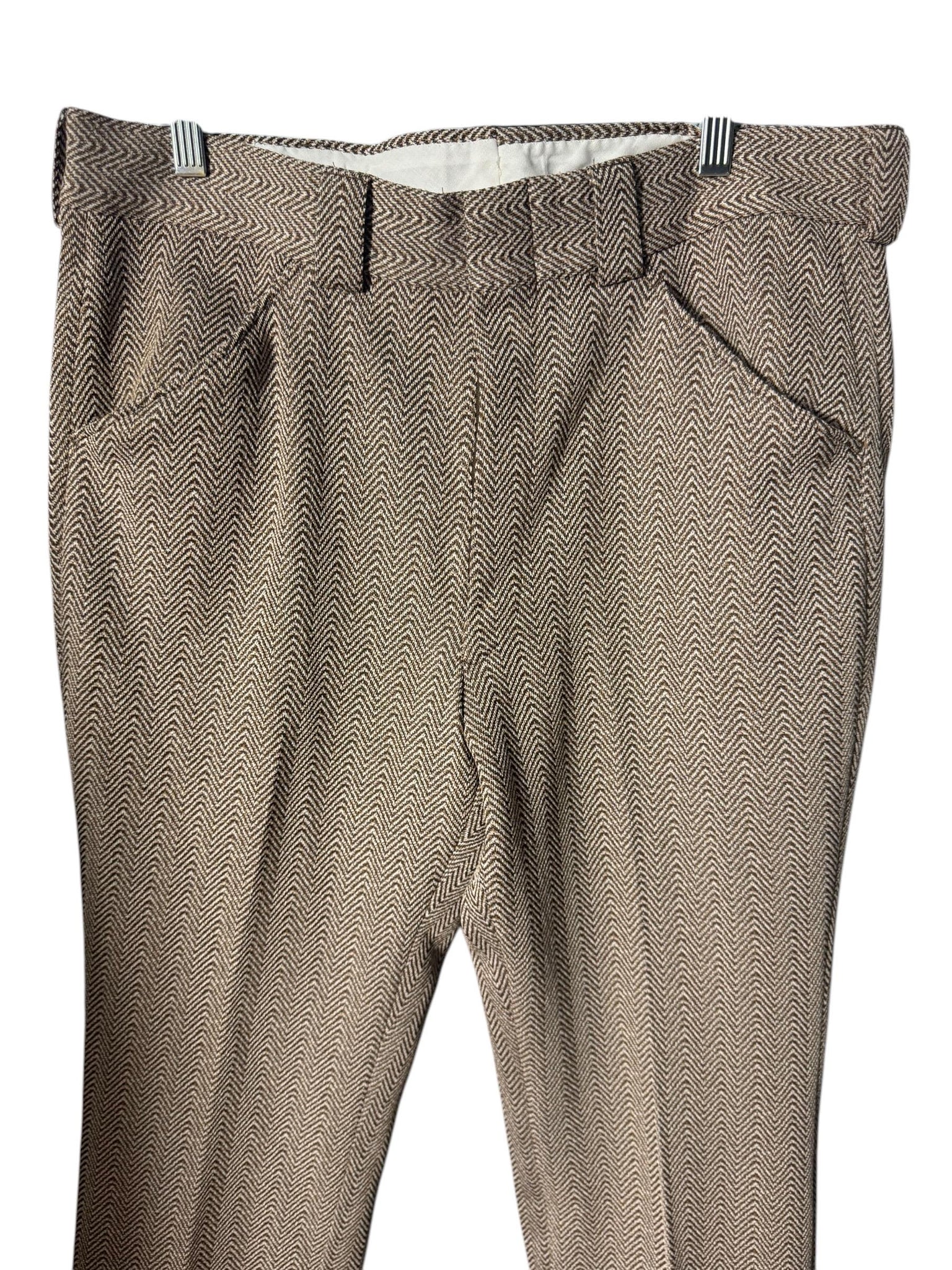 Vintage 70's men's print pants 36 x 30