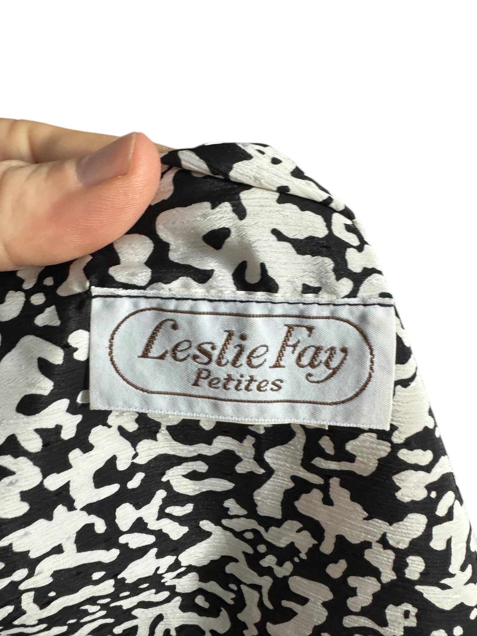 vintage 80's Leslie Fay dress M petite