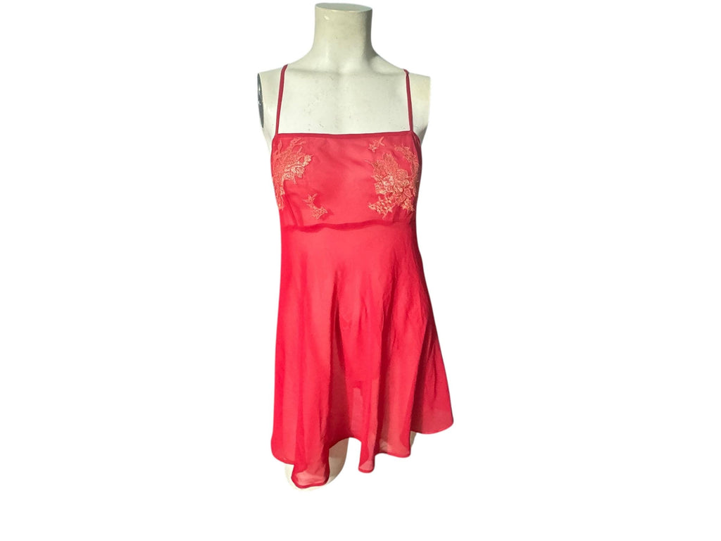 Vintage Victoria's Secret red nightgown S