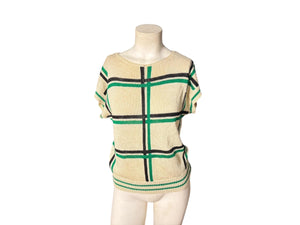 Vintage 80's sweater top Sasson M 8