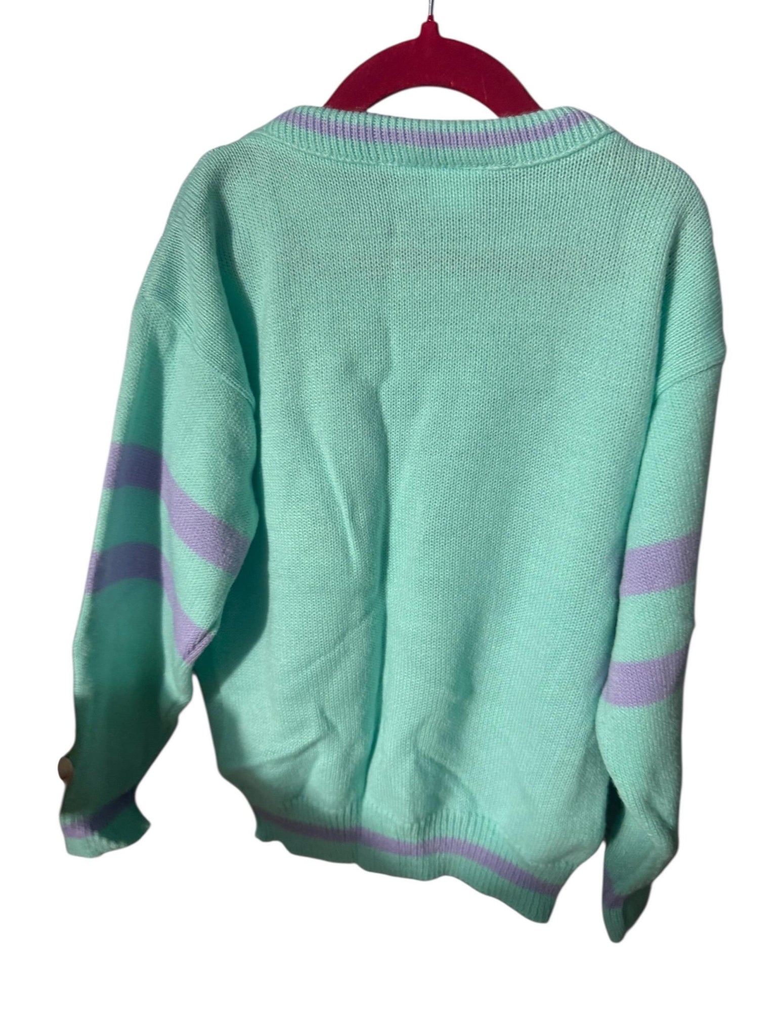 Vintage 80's kid's teddy bear sweater 7 Jet Set