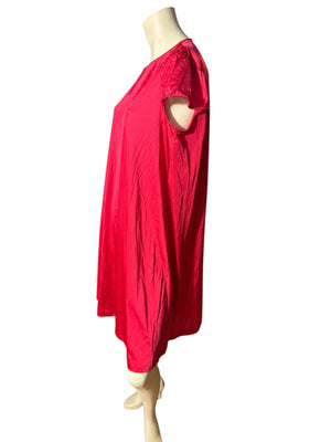 Vintage red nightgown M Vanity Fair M 34