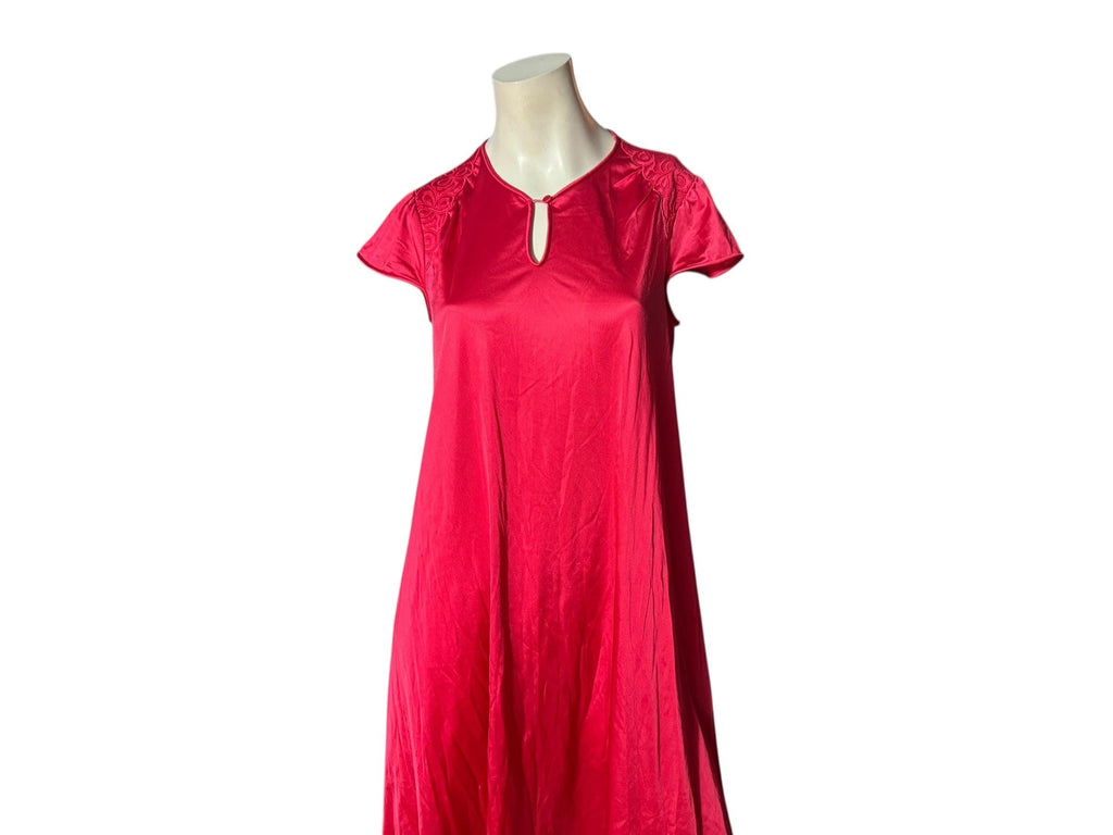 Vintage red nightgown M Vanity Fair M 34
