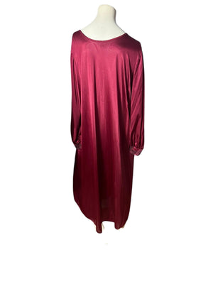Vintage 70's peignoir nightgown robe L Nancy King