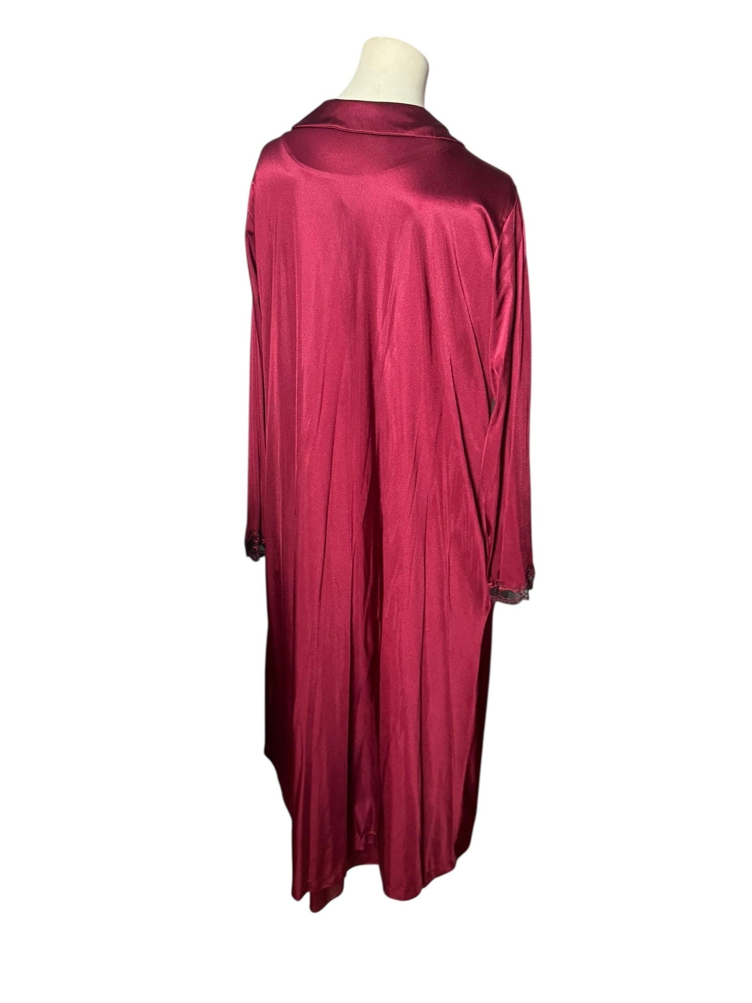Vintage 70's peignoir nightgown robe L Nancy King