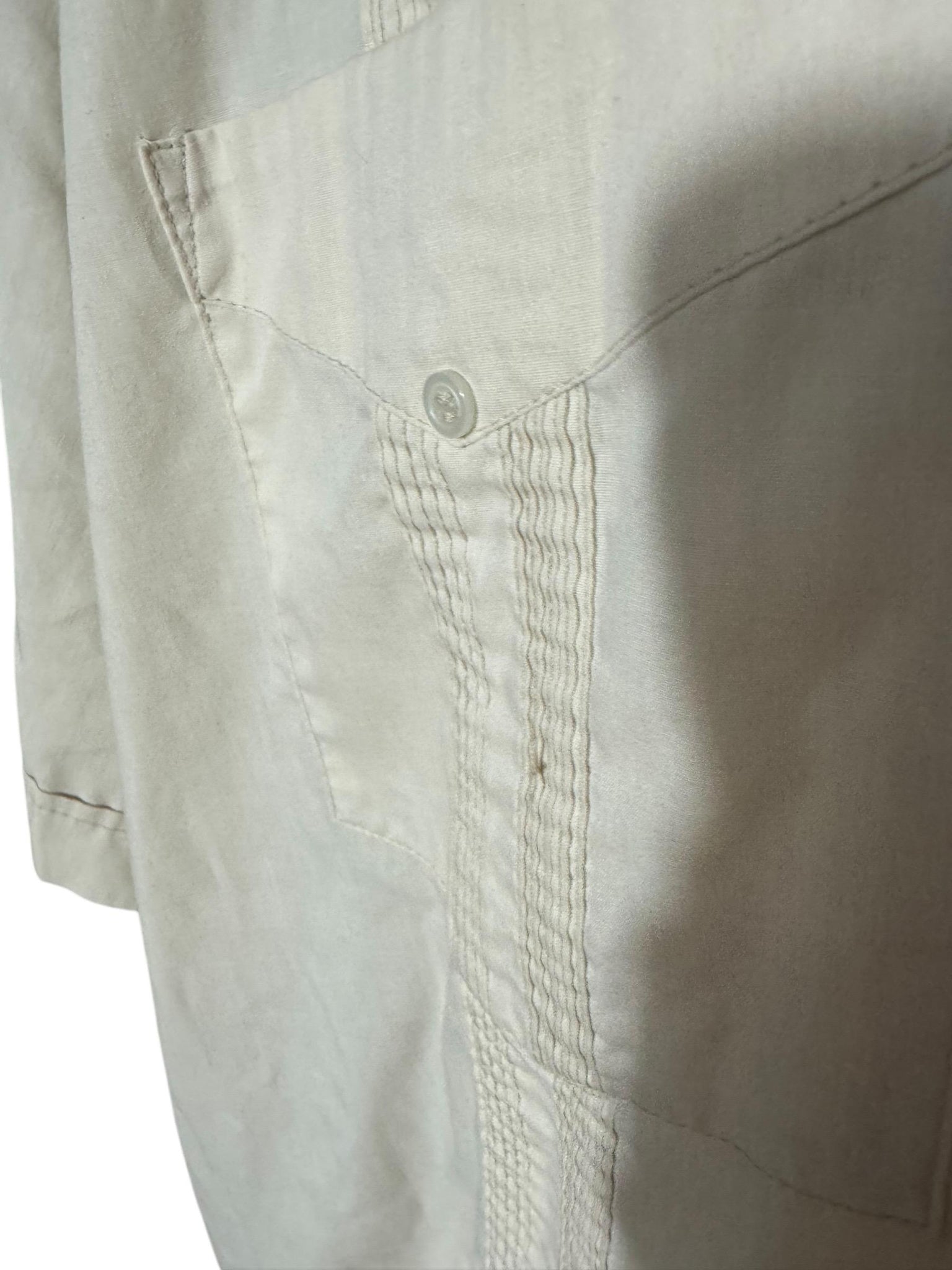 Vintage Guayabera tan men's shirt 3x Supreme