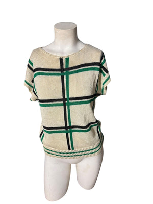Vintage 80's sweater top Sasson M 8