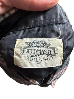 vintage 70's navy white flannel shirt L Field Master