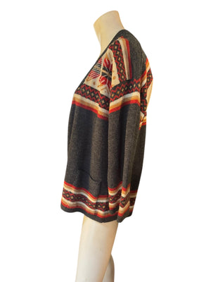 Vintage 70’s sweater bell sleeve M Mademoiselle