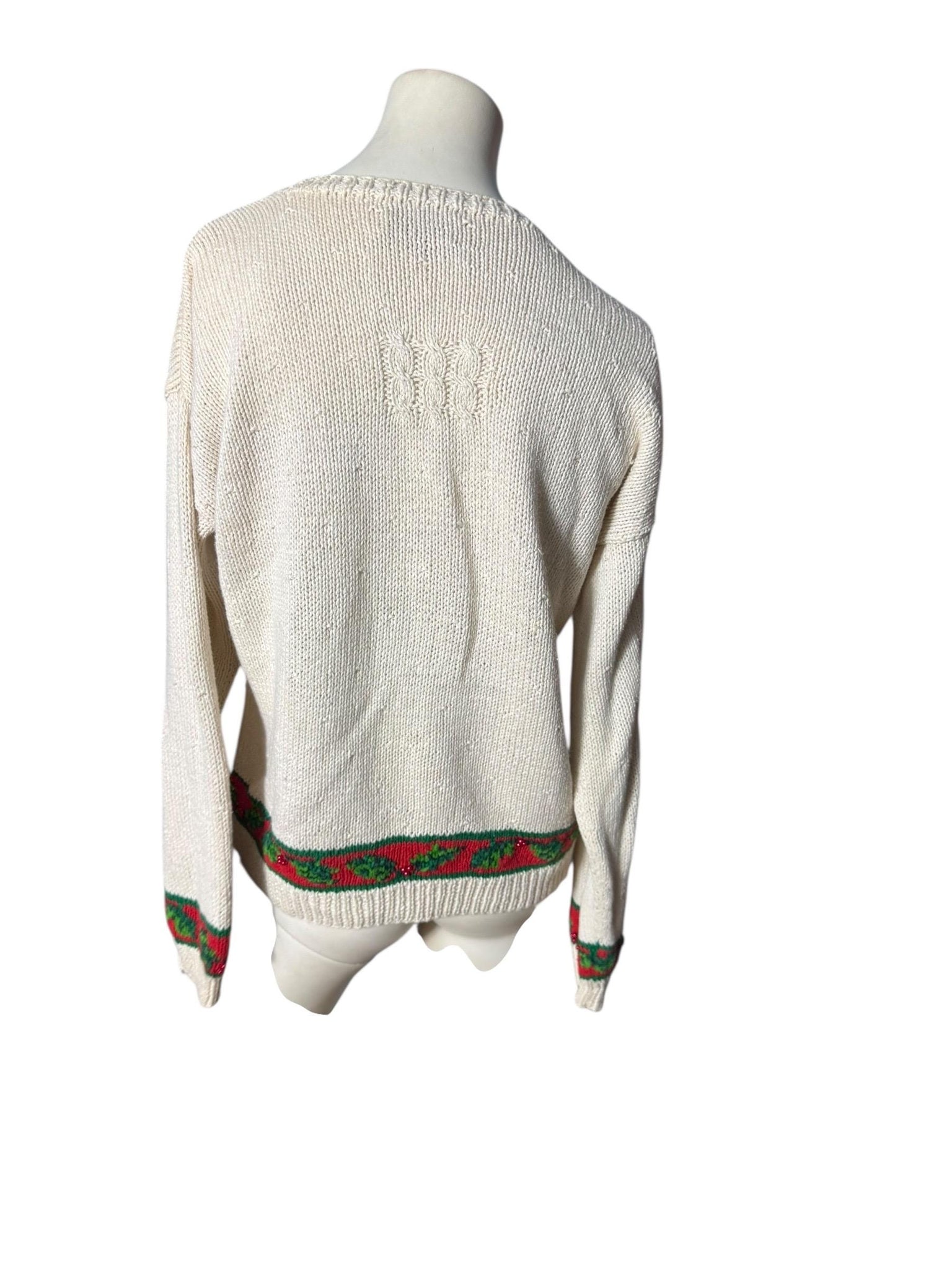 Vintage Christmas sweater M Marisa Christina 1993