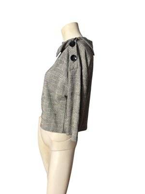 Vintage 80's black & white top XS It's Pure Gould