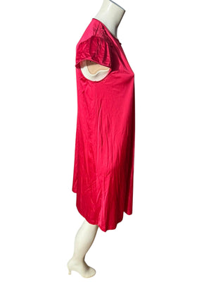 Vintage red nightgown M Vanity Fair M 34