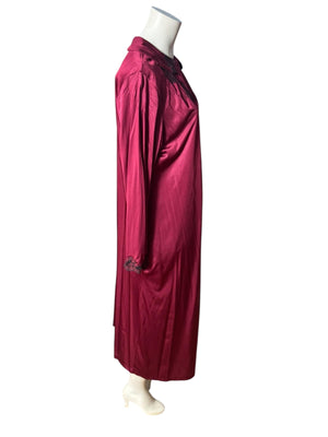Vintage 70's peignoir nightgown robe L Nancy King