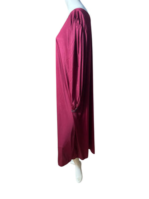 Vintage 70's peignoir nightgown robe L Nancy King