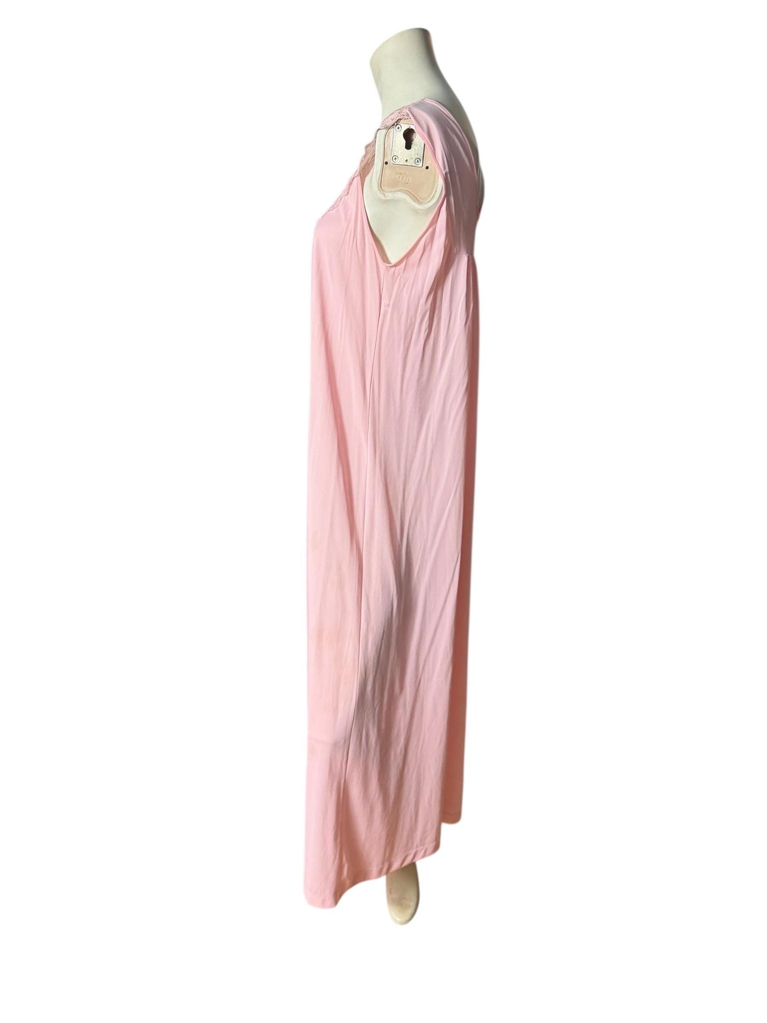 Vintage 70's pink long nightgown S Lorraine