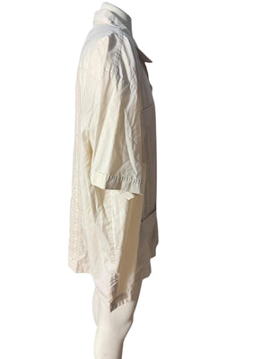 Vintage Guayabera tan men's shirt 3x Supreme