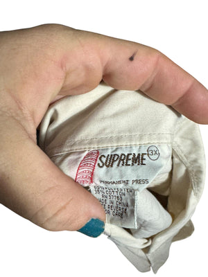 Vintage Guayabera tan men's shirt 3x Supreme