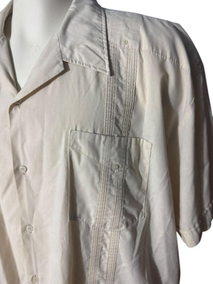 Vintage Guayabera tan men's shirt 3x Supreme