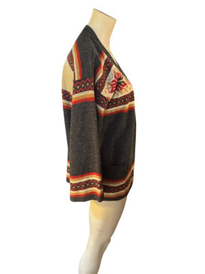 Vintage 70’s sweater bell sleeve M Mademoiselle