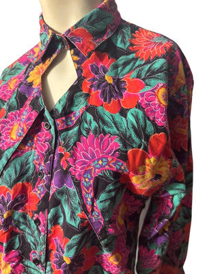 Vintage Women’s 80's Wrangler western shirt M L