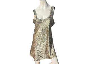 Vintage 80's tiger print short nightgown M