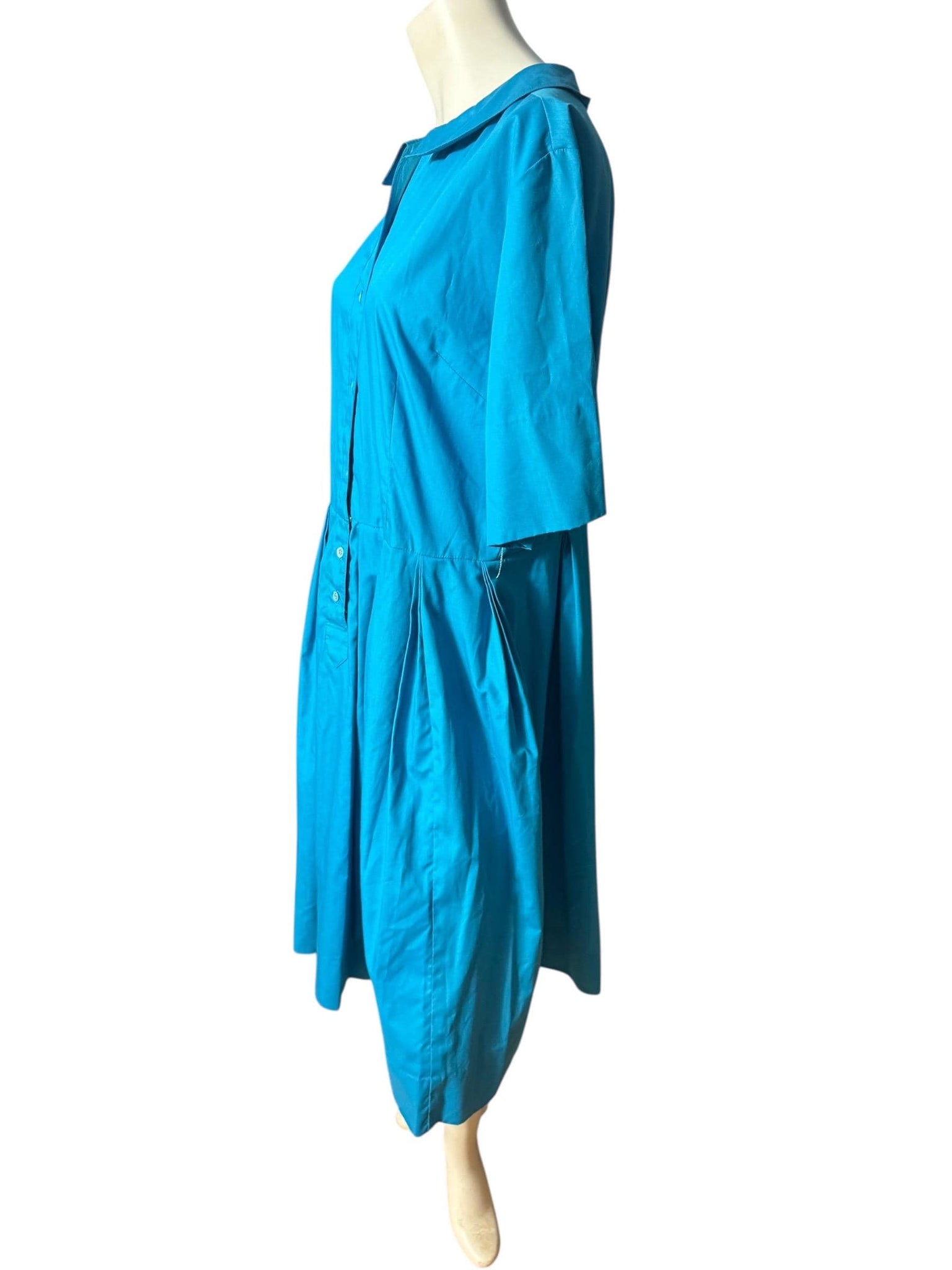 Vintage 50's 60's Lane Bryant cotton shirt dress XXL 21