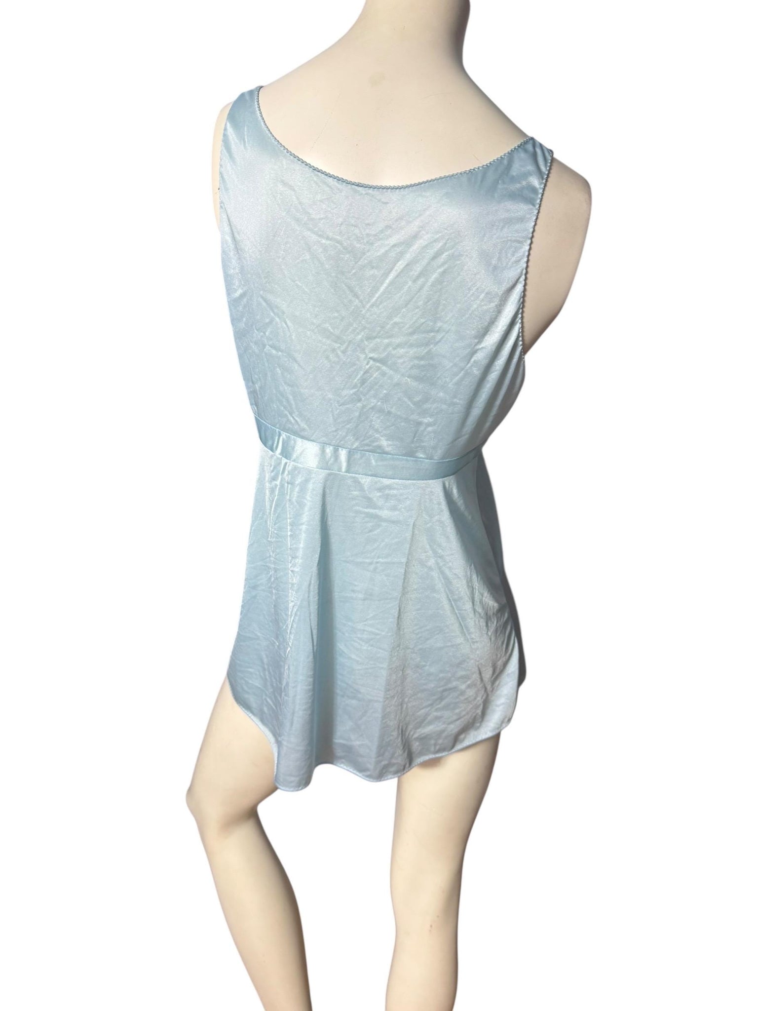 Vintage blue lingerie top M Sears