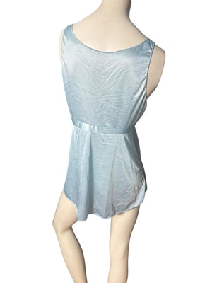 Vintage blue lingerie top M Sears