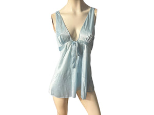 Vintage blue lingerie top M Sears