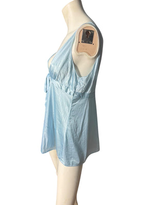 Vintage blue lingerie top M Sears