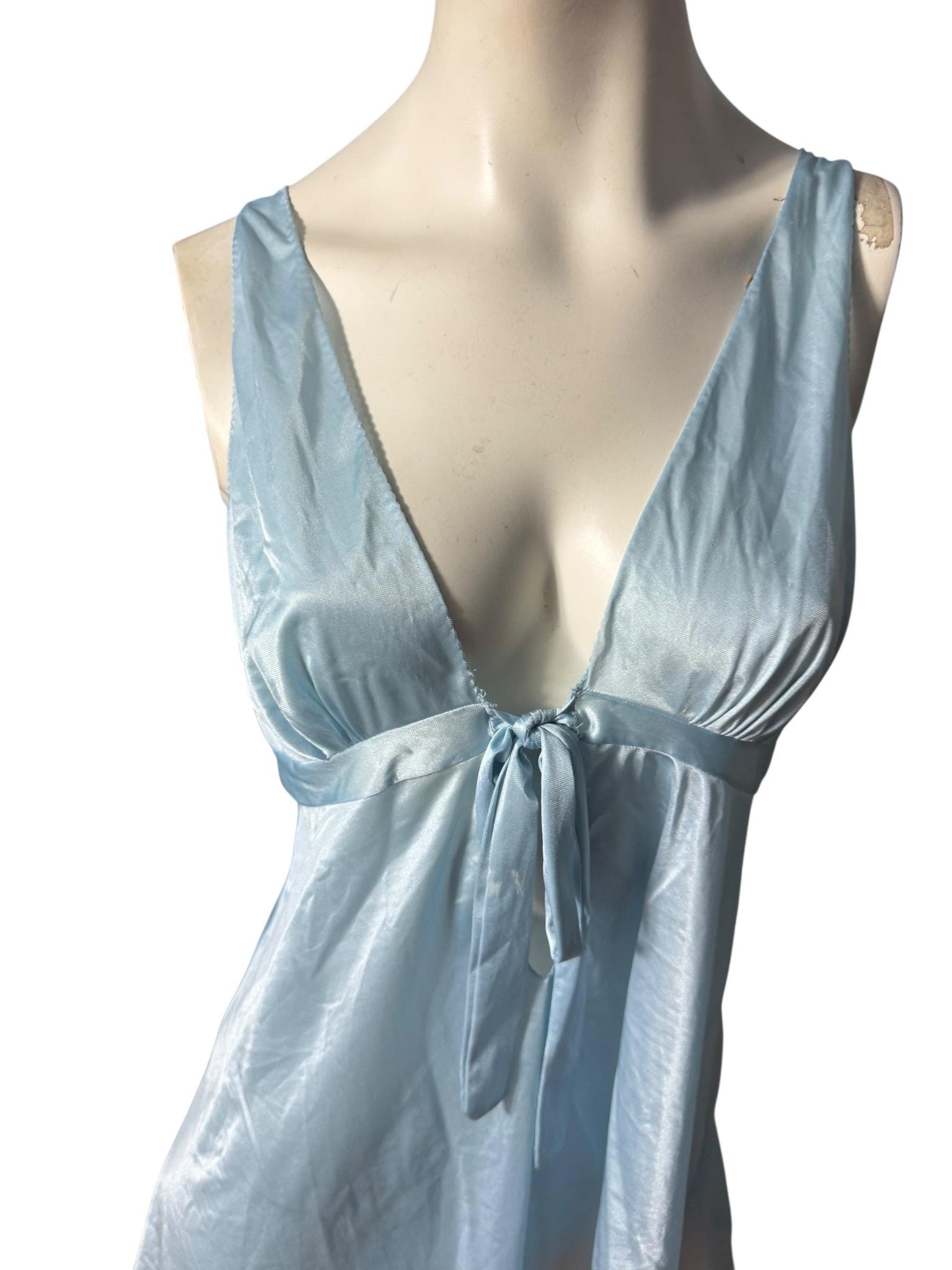 Vintage blue lingerie top M Sears
