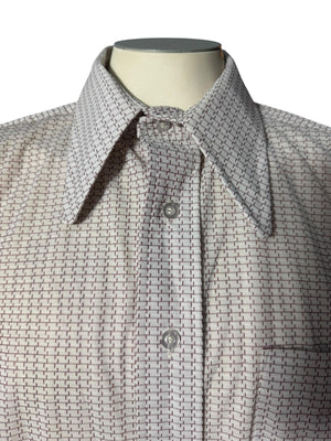 Vintage 70's men's shirt M 34 16 1/2