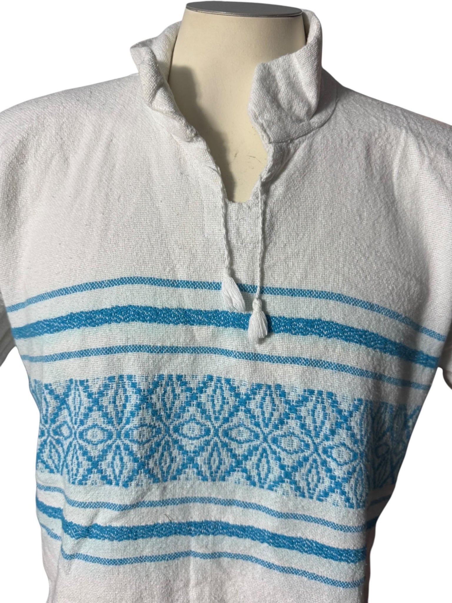Vintage 70’s festival knit cotton shirt 44