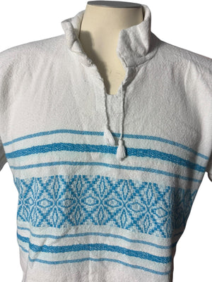 Vintage 70’s festival knit cotton shirt 44