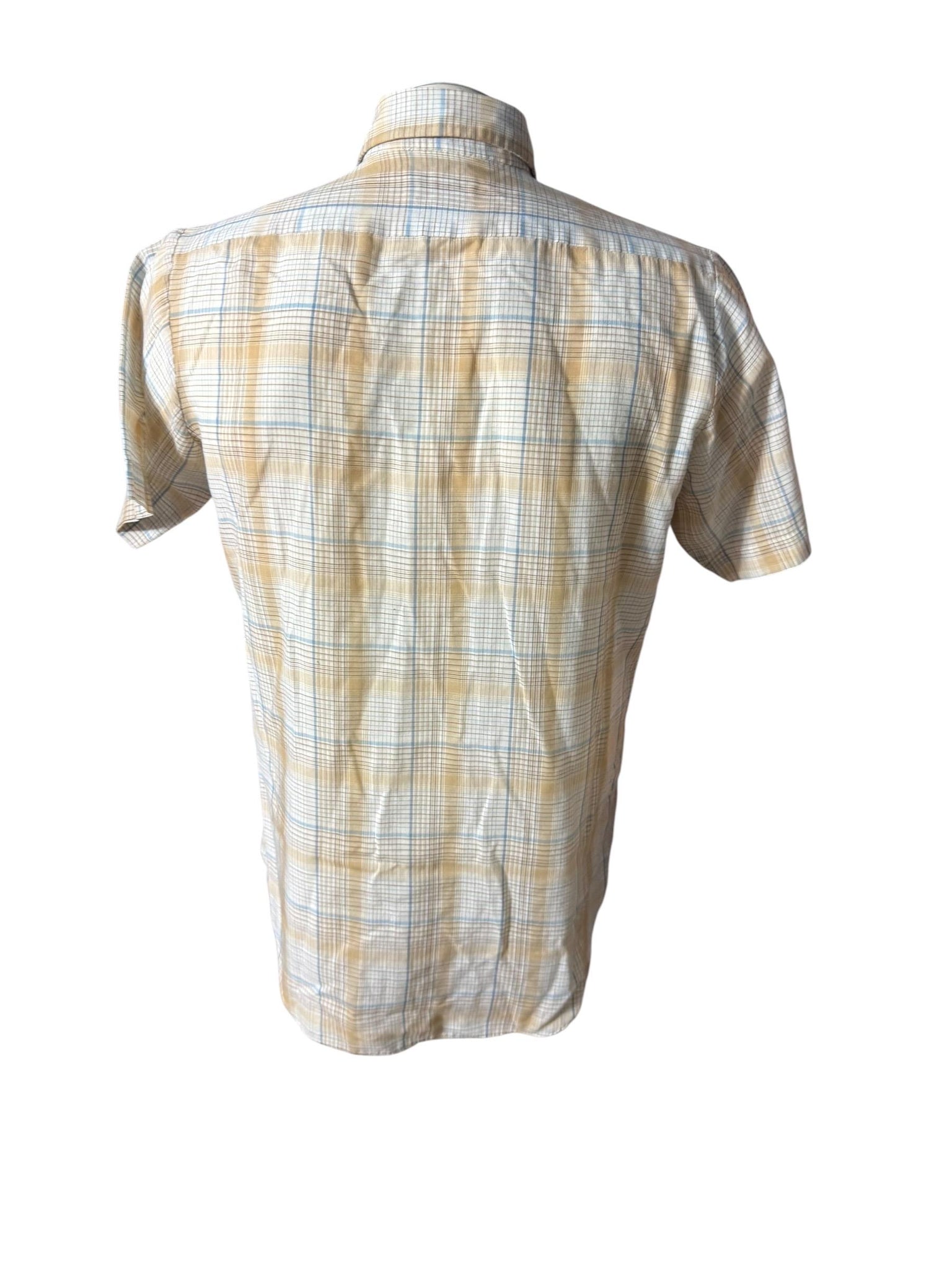 vintage 70's plaid western shirt L Royal Knight