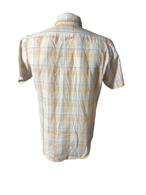 vintage 70's plaid western shirt L Royal Knight