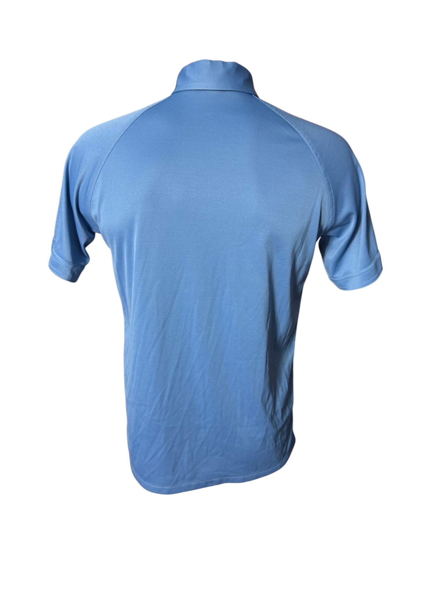 Vintage 70's blue butterfly collar shirt M Sportswear