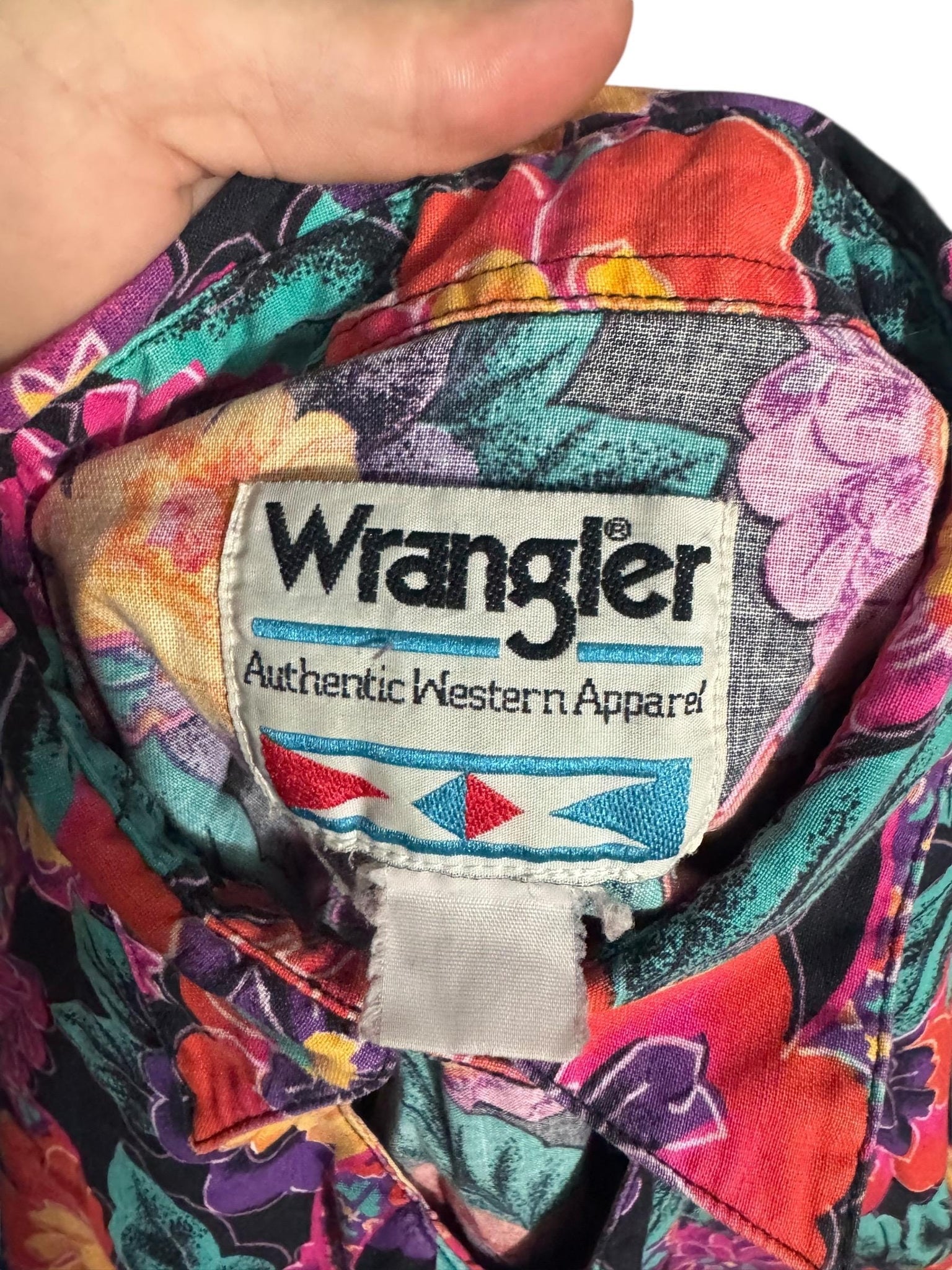 Vintage Women’s 80's Wrangler western shirt M L