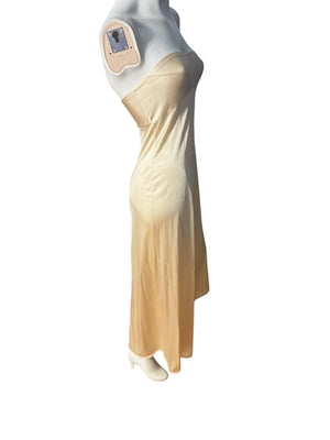 Vintage strapless long slip 32 Vanity Fair