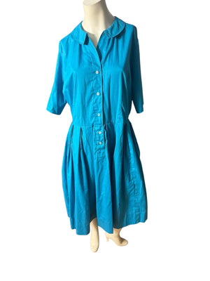 Vintage 50's 60's Lane Bryant cotton shirt dress XXL 21