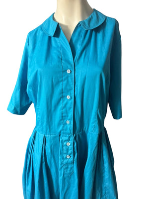 Vintage 50's 60's Lane Bryant cotton shirt dress XXL 21