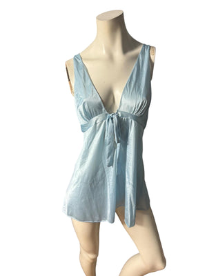Vintage blue lingerie top M Sears