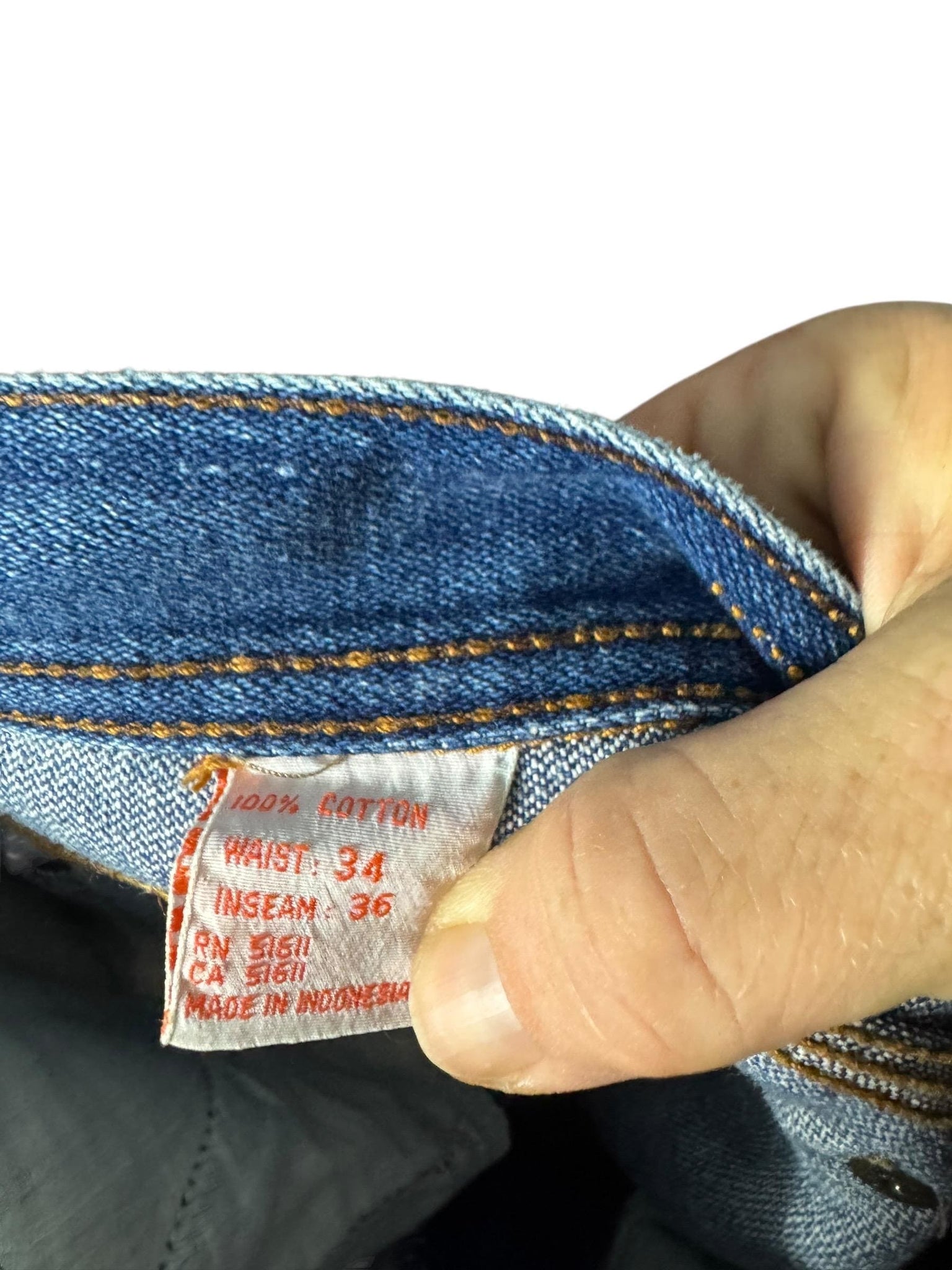 Vintage 70's jeans 34 x 27 French Star